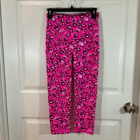 Lilly Pulitzer Weekender High Rise Crop Legging Don’t Be A Cheetah Size Small - Picture 10 of 10
